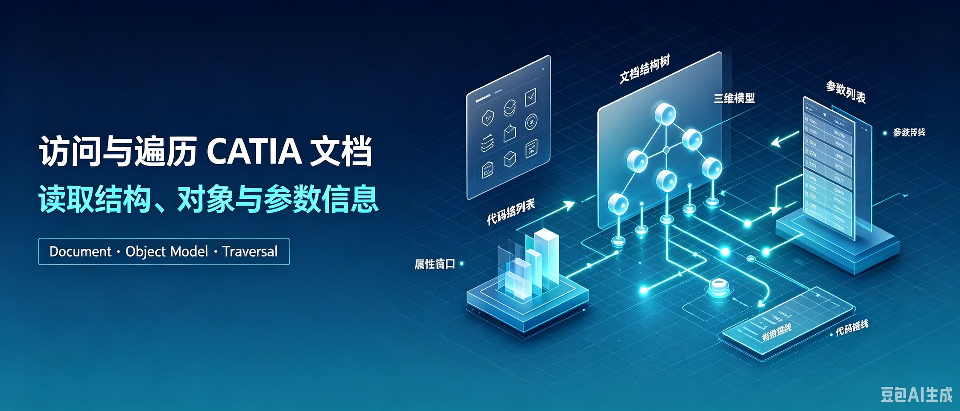 CAA 访问与遍历 CATIA 文档